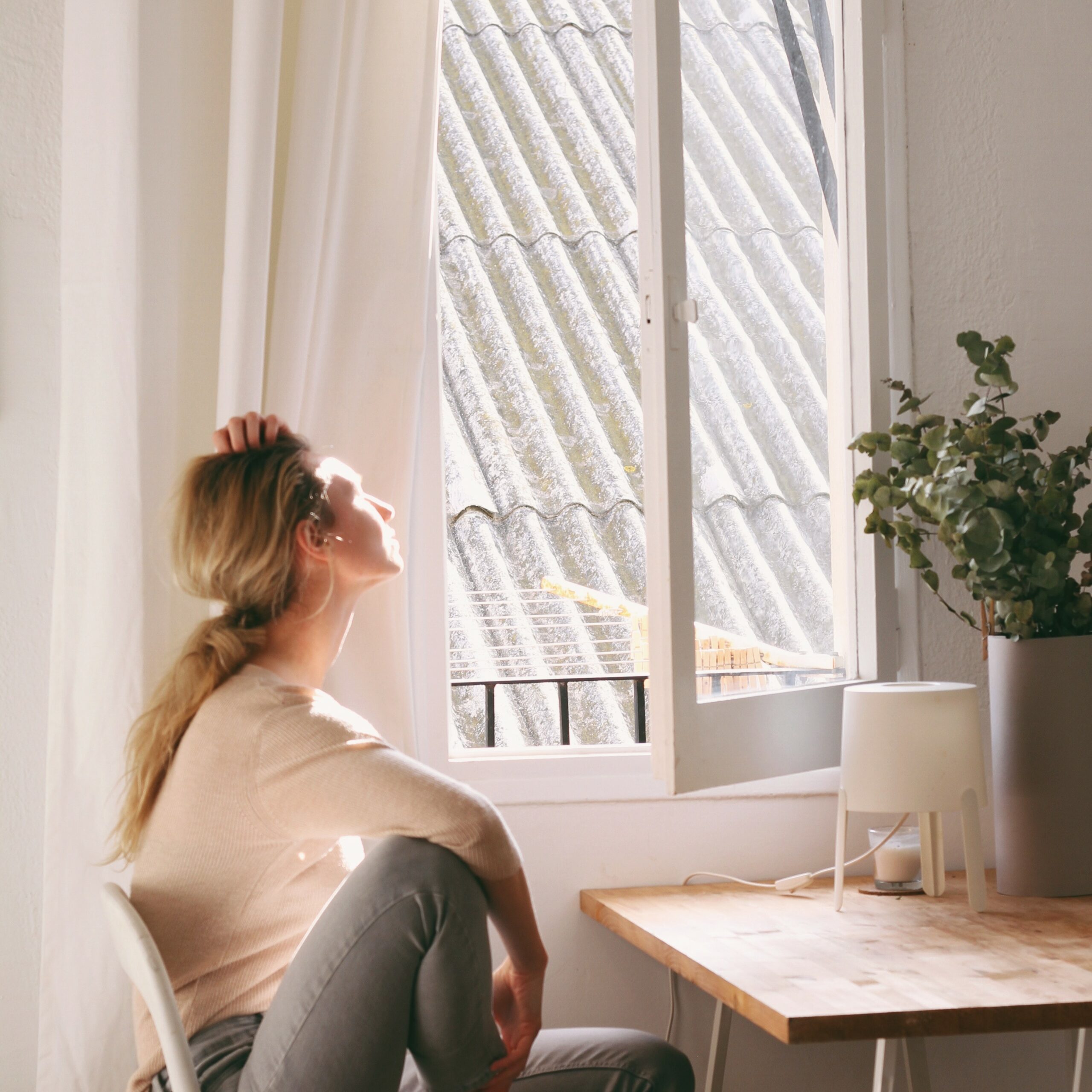 Looking out of the window in Lecrin Valley