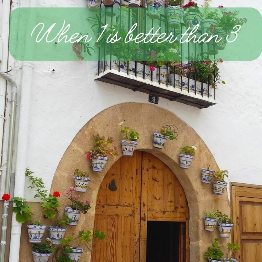 Front door of spanish house