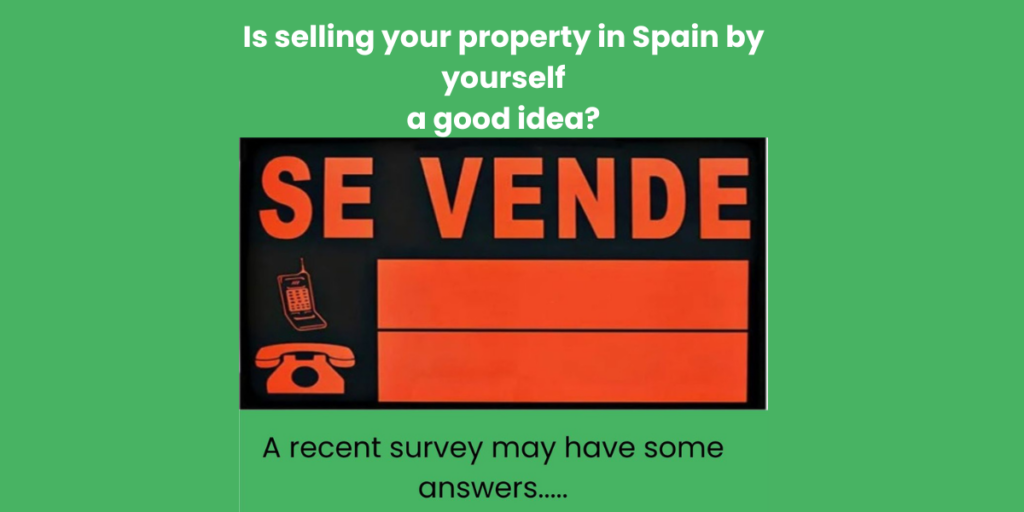 Is selling your property in SPain by yourself a good idea