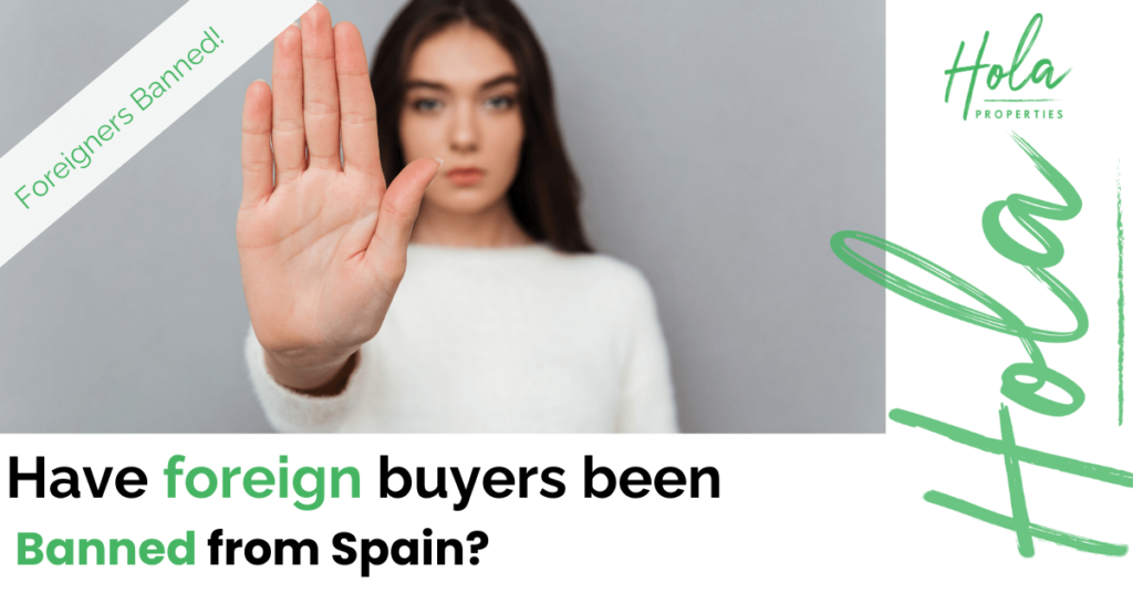 Foreign Buyers Banned from Spain