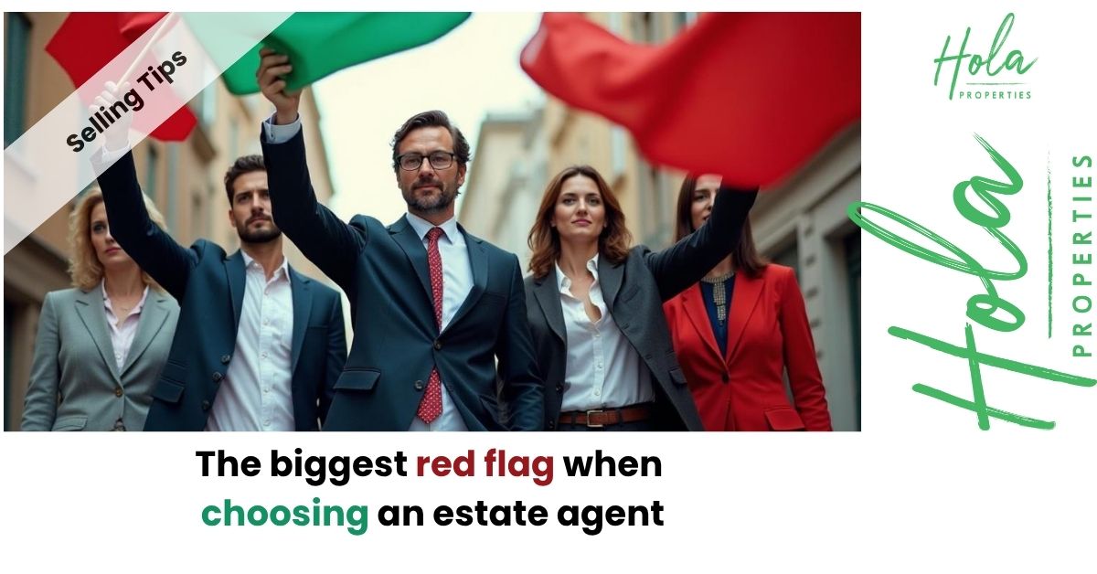 Red flags when choosing an estate agent