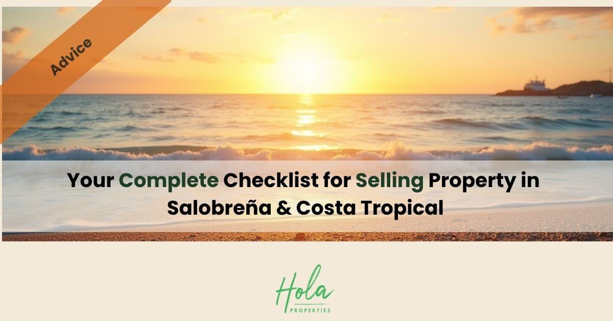 Guide to selling in Salobreña