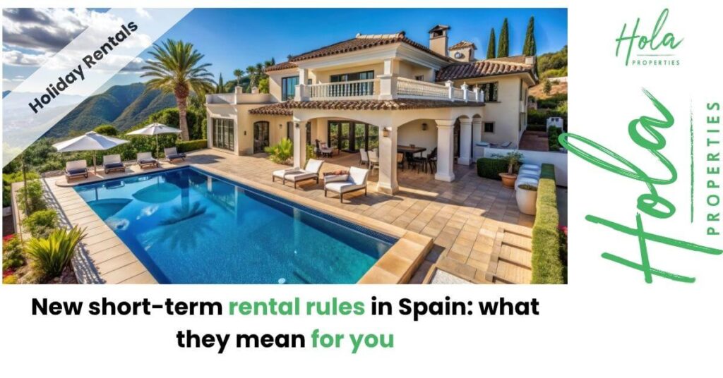 New holiday rental rules in Spain