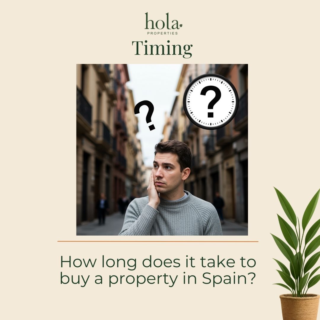 How ling to buy a property in Spain